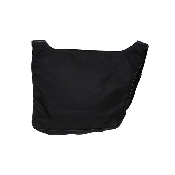 Prada Bag Logo Triangle Shoulder Nylon Black Tessuto - Picture 1 of 8